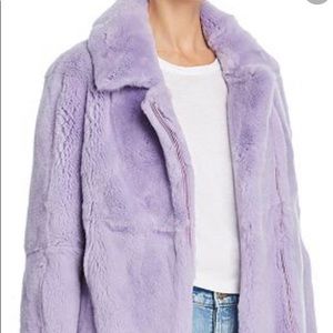 PERI LUXE RABBIT FUR JACKET. NWOT!